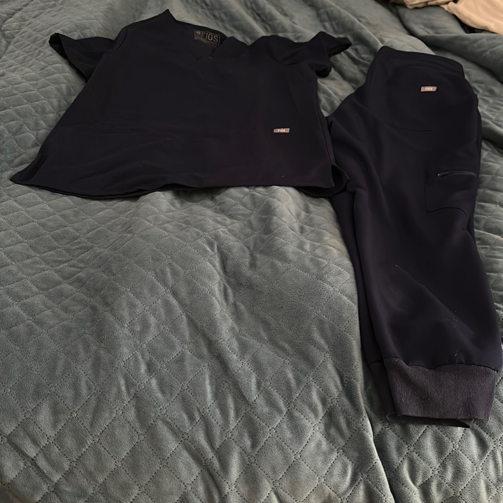 Figs scrub set Navy